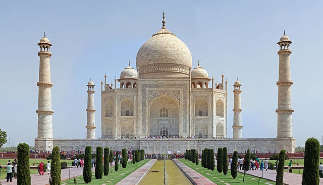 Taj Mahal built
