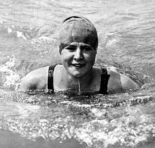 Gertrude Ederle First Woman to swim the English Channel