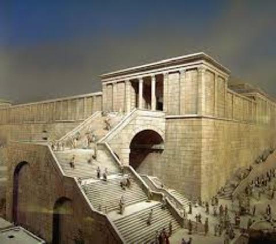 Jewish Temple in Jerusalem is Destroyed