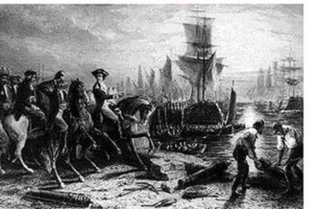 British evacuted Boston