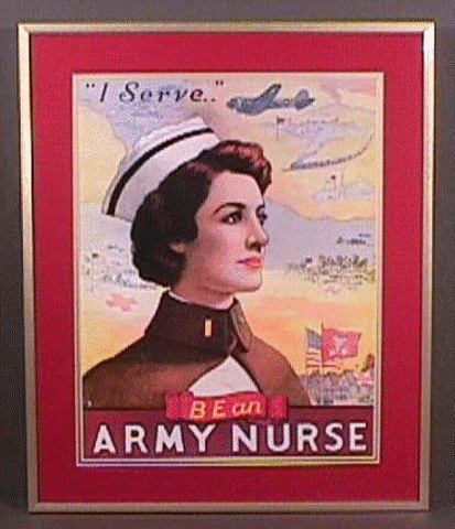 Worked as X-ray nurse during World War 1