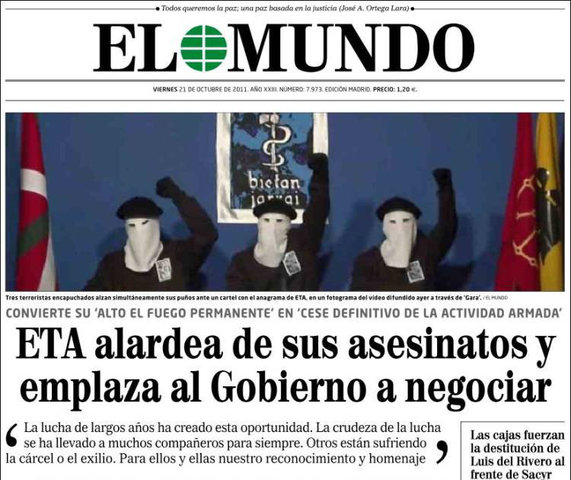 Campaña de desmovilización del Gobierno Español