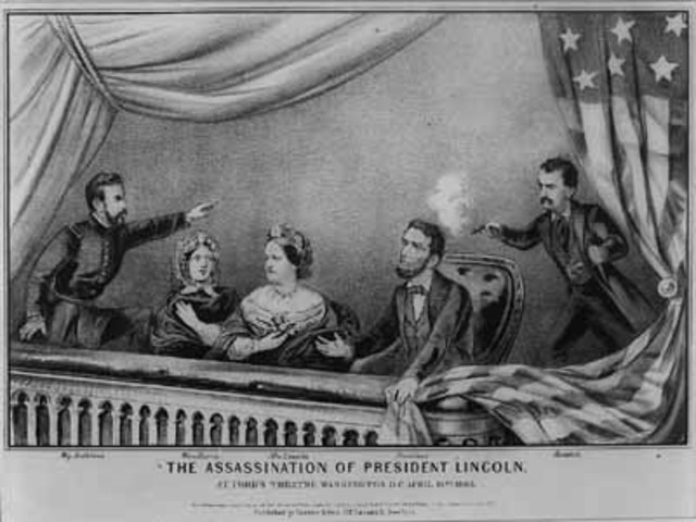 Lincoln assassinated
