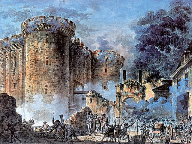 People of Paris Storm the Bastille