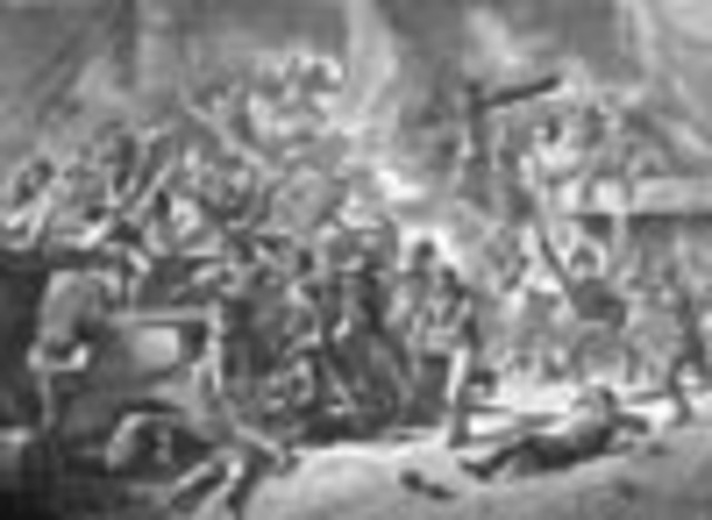 John Paul Jones defeats the Serapis