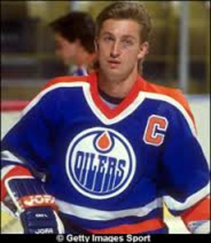 Wayne Gretzky becomes the first player in National Hockey League history to score 200 points in a season.