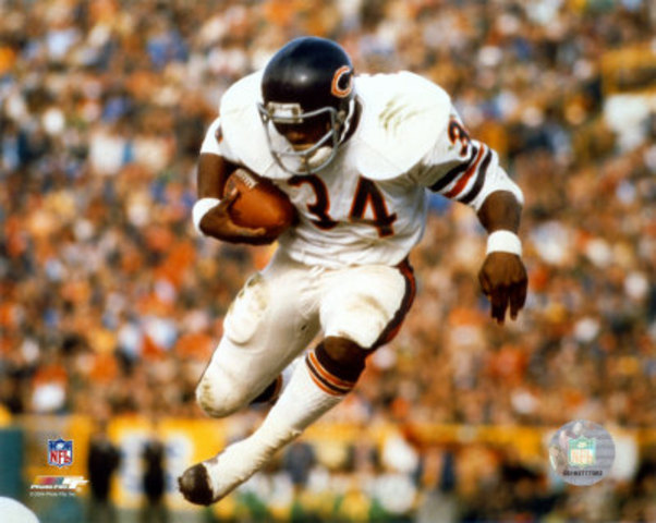 Walter Payton of the Bears rushes for a 6-yard gain to become the National Football League`s all-time leading rusher. Payton passed Jim Brown, who rushed for 12,312 yards from 1957 to 1965.