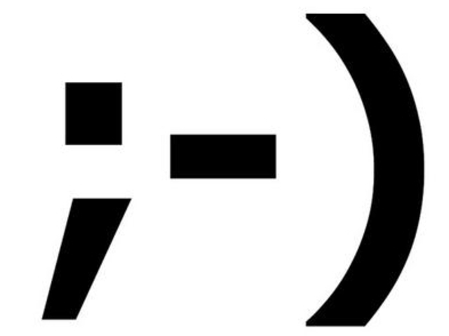 The First Emoticon :-)
