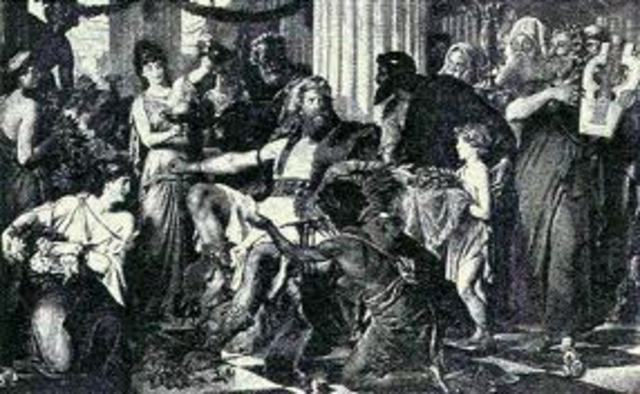 Alaric led the Visigoths to invaded Rome