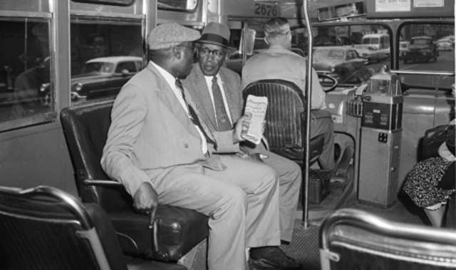 Buses desegregated