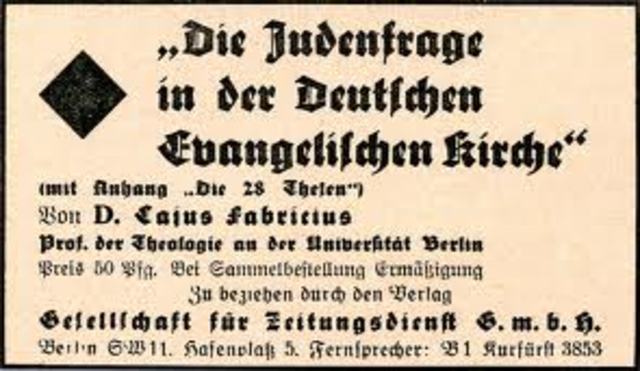 Law for the Restoration of the Professional Civil Service