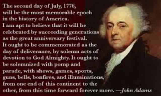 Richard Henry Lee proposes Independence