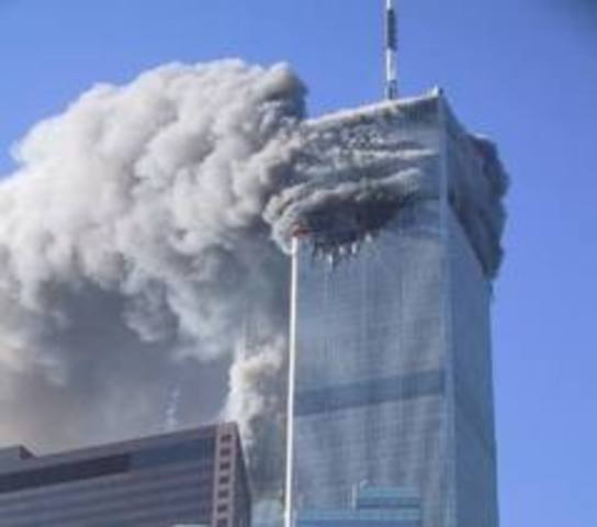 Terrorists attack World Trade Center