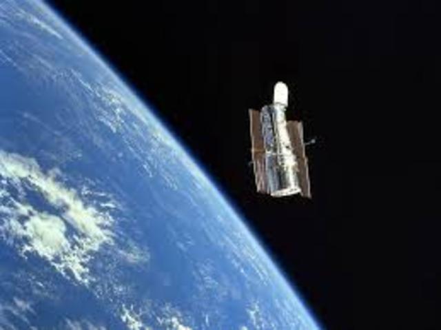 Launch of the Hubble Telescope