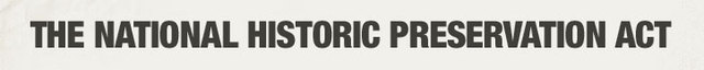 National Historic Preservation Act
