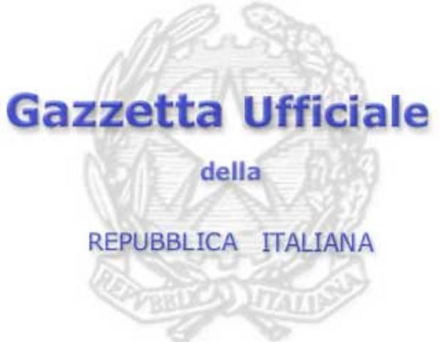 Pubblicazione legge 169