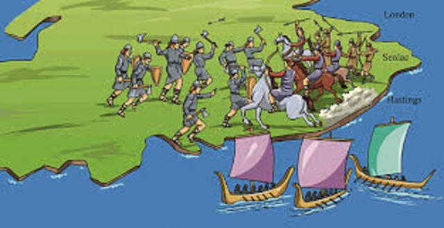England is invaded by the Duke of Normandy