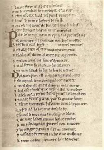 Song of Roland is written