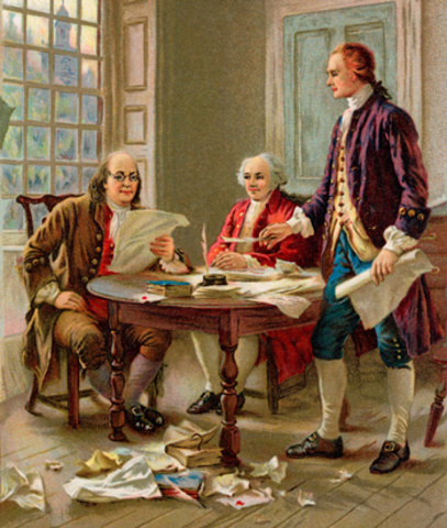 The Date the Continental Congress Offically Signed the Declaration of Independence