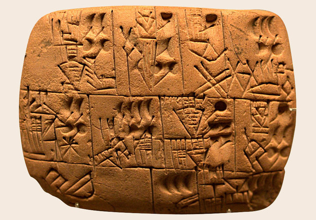 Cuneiform Writing Begins 4000s BCE