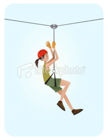 Zip Lining in Door County