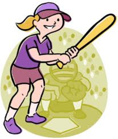 Kathryn Johnson First girl to play little league baseball (12 years old)