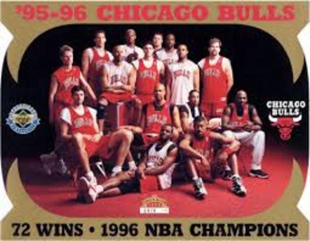 The Bulls' 72-10 record during the 1995-96 regular season was the best in NBA history, and Chicago made its claim as one of the best sports teams ever.