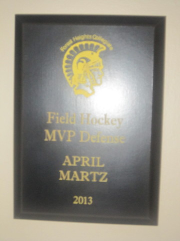 Field Hockey - Most Valuable Defense