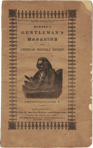 Poe is hired as assistant editor of Burton's Gentleman's Magazine