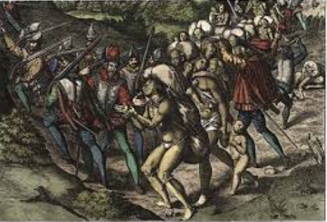 Native slaves in america