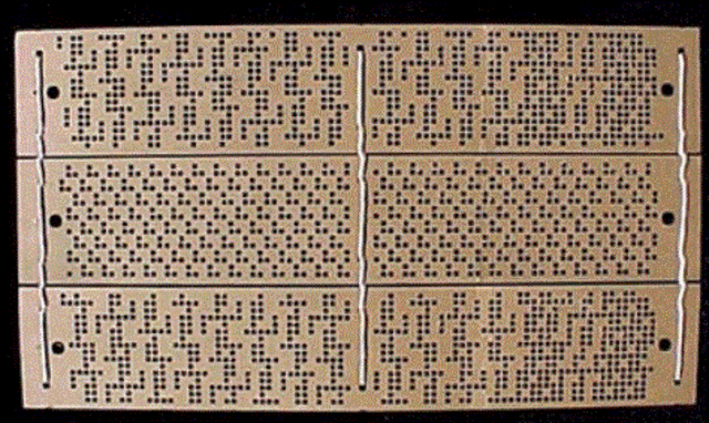 Punched card