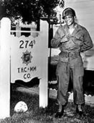 Drafted into U.S. Army