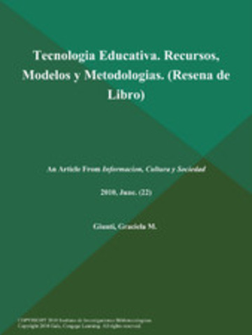 Tecnología Educativa.