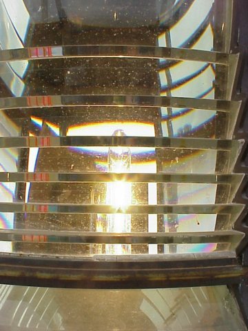 First lighthouse to use electric incandescent lamps