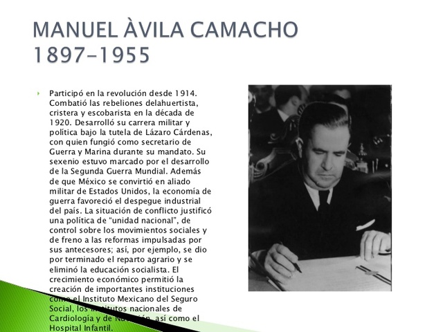 manuel avila camacho