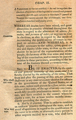 Woman no longer vote