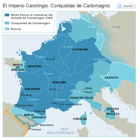 carlo magno conquistas