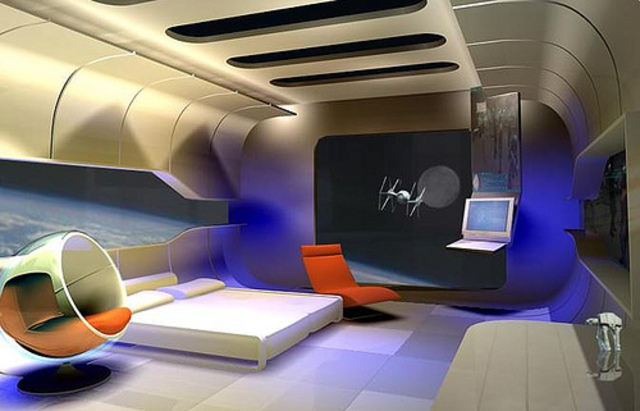 Futuristic room