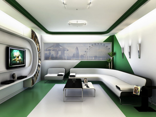 Super-Futuristic Room
