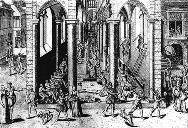 Calvinists attack Catholic Churches in the Netherlands