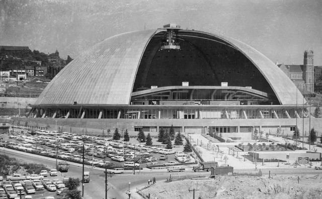 Civic Arena Opens in Pittsburgh