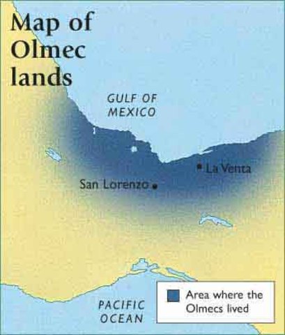 The Olmec civilization develops, the Maya will take on much of their culture.