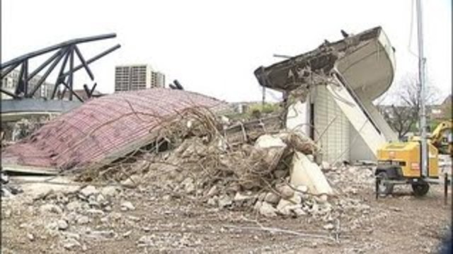 Civic Arena is demolished