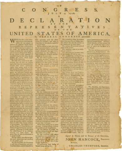 Declaration of Independence