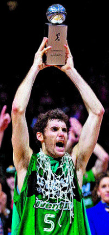 Rudy va ser l'MVP de la Copa del Rei del 2004 amb la Penya