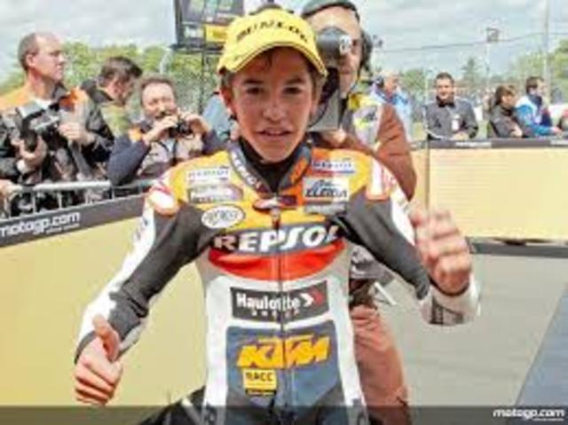 Marc Màrquez i la seva primera carrera