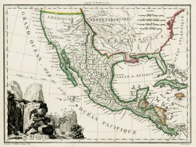 Mexico, interested in populating Texas,