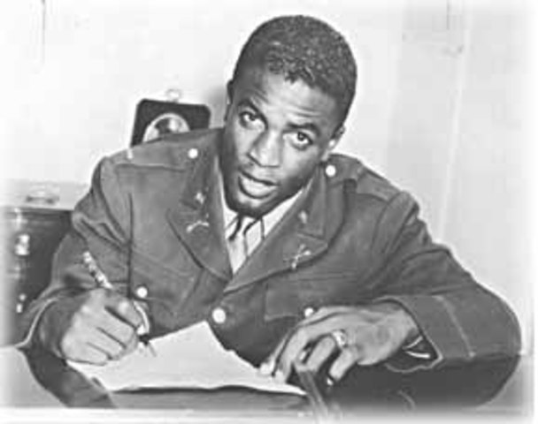 Jackie was drafted to the army