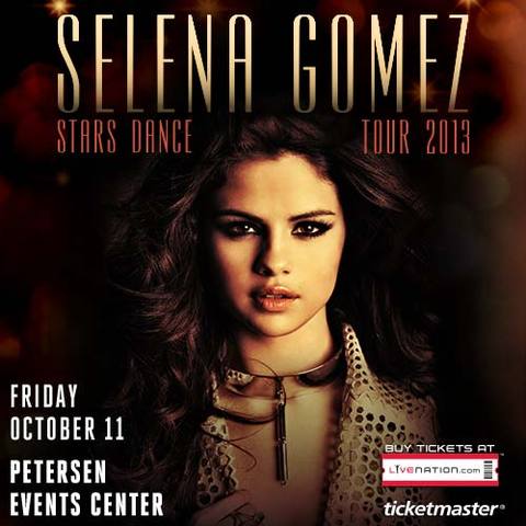 Selena Gomez hits Peterson Events Center