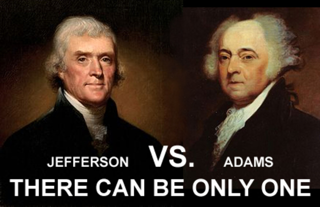 Thomas Jefferson VS. John Adams